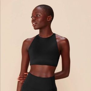 Black Topanga Halter Sports Bra